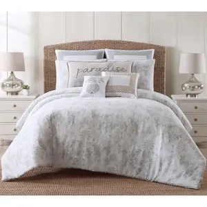 Oceanfront Resort Tropical Toile Twin XL Comforter Set