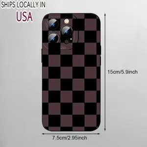 A Plain Black, Sturdy, Anti-Drop Decorative Case for Mobile Phones, Compatible with Iphone 11, 12, 13, 14, 15, 16, Pro Max, And Pro Plus Series, Perfect As a Gift.