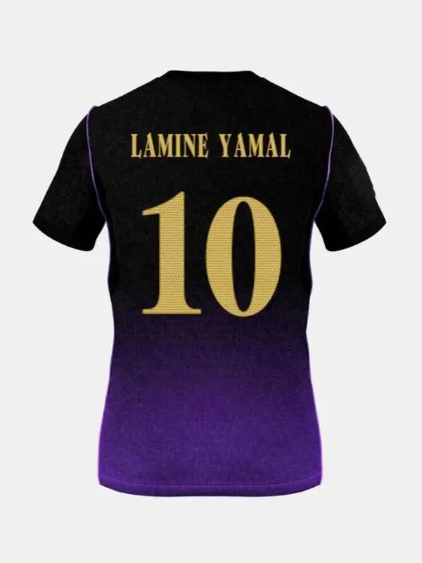 Lamine Yamal 10 - Catalan Purple Performance Jersey – Lightweight Quick-Dry Soccer Uniform, Custom Player Name & Number