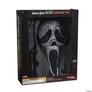 Ghostface® Bling Mask Collectible Set - 3 Piece - Cosplay Costume Accessories
