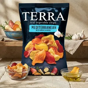 Vegetable Chips, Mediterranean Garlic & Herbs Real Vegetable Chips, 5 oz