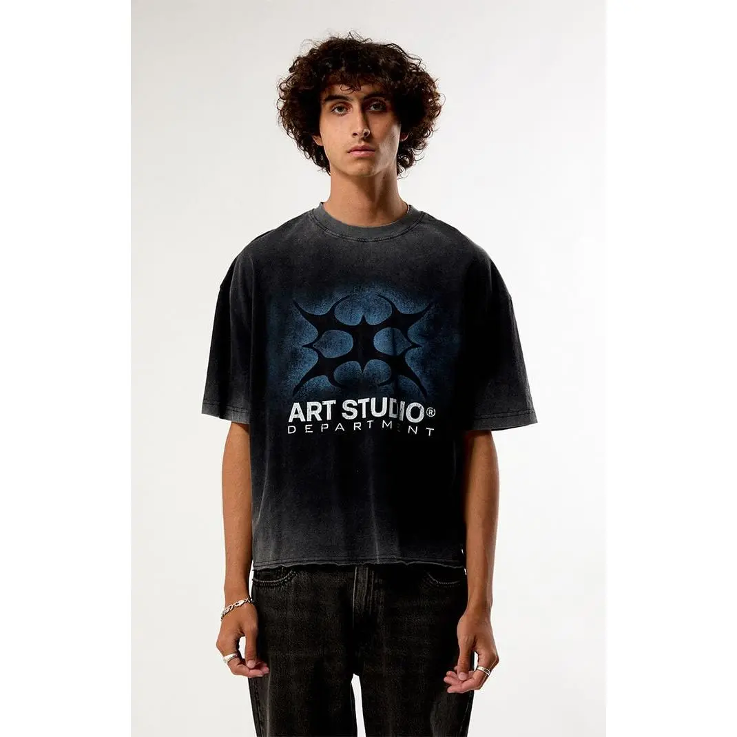 Pacsun Men's Art Studio Cropped Boxy T-Shirt