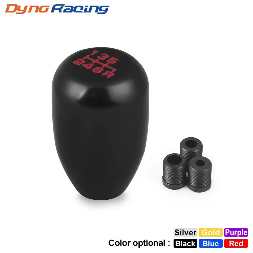 6 Speed Car Gear Shift Knob, Manual Automatic Gear Shift Lever, Universal Car Interior Accessories for 8mm, 10mm, 12mm Gear Shift Knob, Interchangeable Knob, Shifter Knob, Replacement, Racing, Automotive