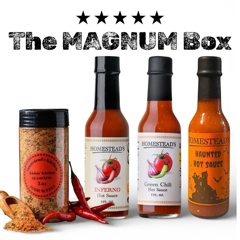 The MAGNUM Box, sauces, spices, flavors The MAGNUM Box, sauces, spices, flavors