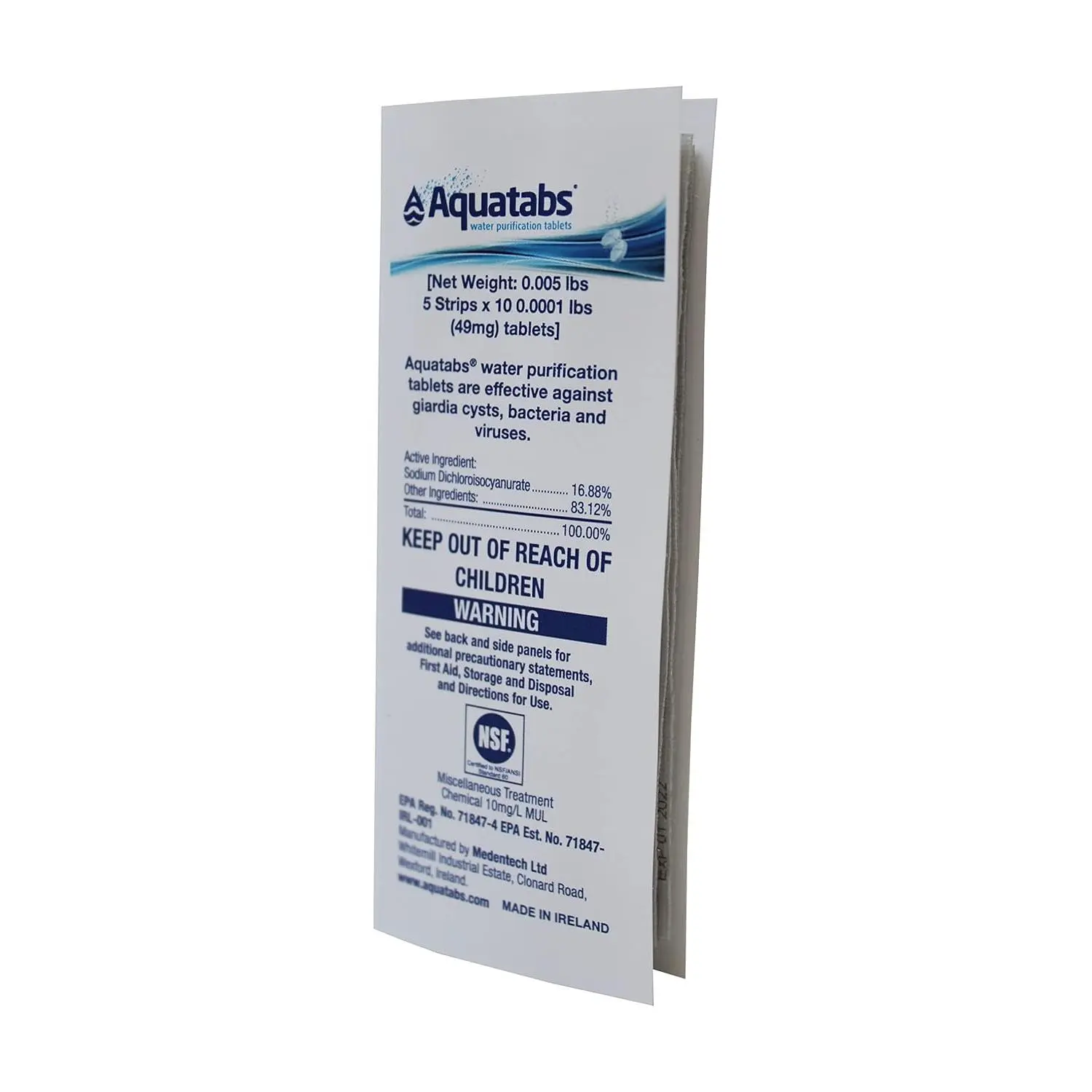 49mg water purification tablets  water filtration system for hiking backpacking camping emergencies survival and homeuse easy to use treatment and disinfection