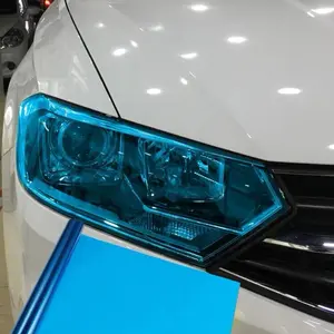1/2pcs Headlight Tint Film, Easily Applicable Decorative Headlight/Taillight Tint Overlays