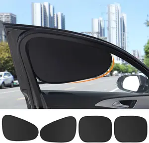 Car Side Window Sunshade (4 PCS and 2 PCS), Shading and UV Blocking, Protects car Interior and Privacy for All Models (Two Pieces for The Front seat)