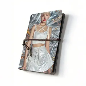 A6 Composition Notebooks, Handwriting Composition Notebook, 7.28"x5.12", Thick Paper, Smooth Writing, Blonde Woman Cover Design