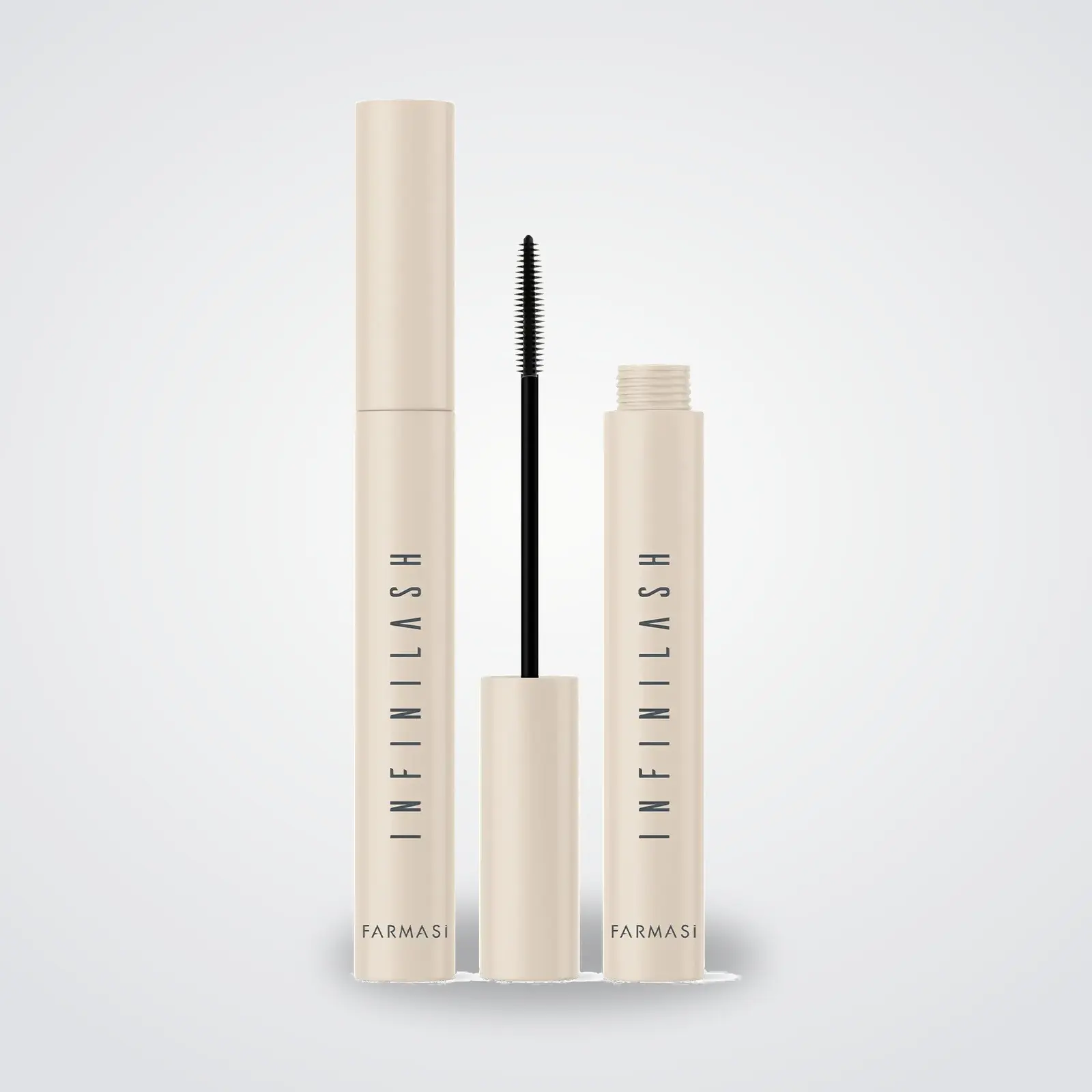 FARMASI Infinilash Telescopic Mascara for Lengthening & Volume - Creamy, Smudge-Proof Buildable Formula in Brown, For All Skin Types, 9ml (0.30oz), Vegan Safe, 10 Ml, 10G, Mascara Volume And Length, Makeup, 24 Months, Lightweight