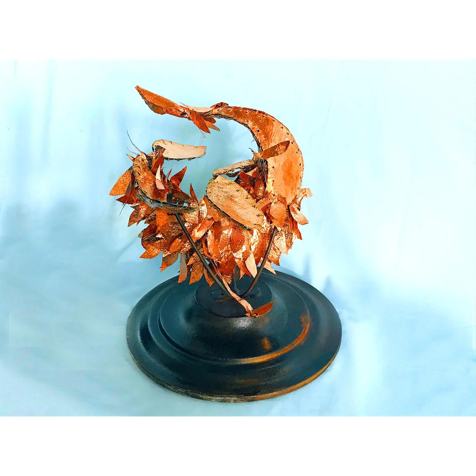 Orion Sky Bird IV, Hand Hammered Copper Sculpture
