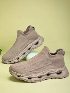 Men's Solid Color Breathable Lightweight Sneakers, Workout Sneakers, Casual Comfortable Slip on Sports Running Shoes, Running Athletic Shoes, Road Running Shoes, Male All-match Round Toe Shoes for Daily Wear, Trainer, Athletic Running Trainers