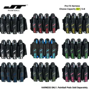 JT FX Paintball Harness Pod Pack | 4+7 & 5+8 Pod Capacity