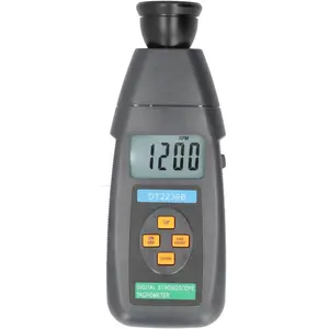 Handheld Non-Contact Digital Stroboscope Tachometer RPM Meter for Engine Motor Testing Industrial Use