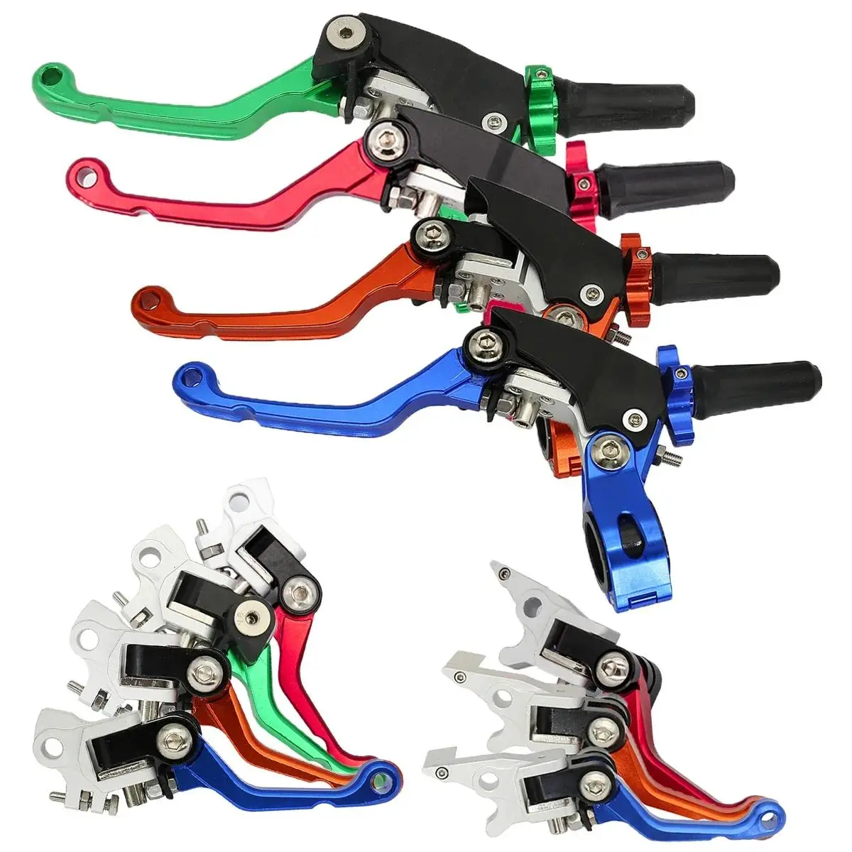 CNC Modified 360 Degree Folding Anti-Drop Labor-Saving Clutch Brake Handle For KAYO BOSUER M2 M4 M5 M6 T4 T6 K6 KTM CRF YZF KLX