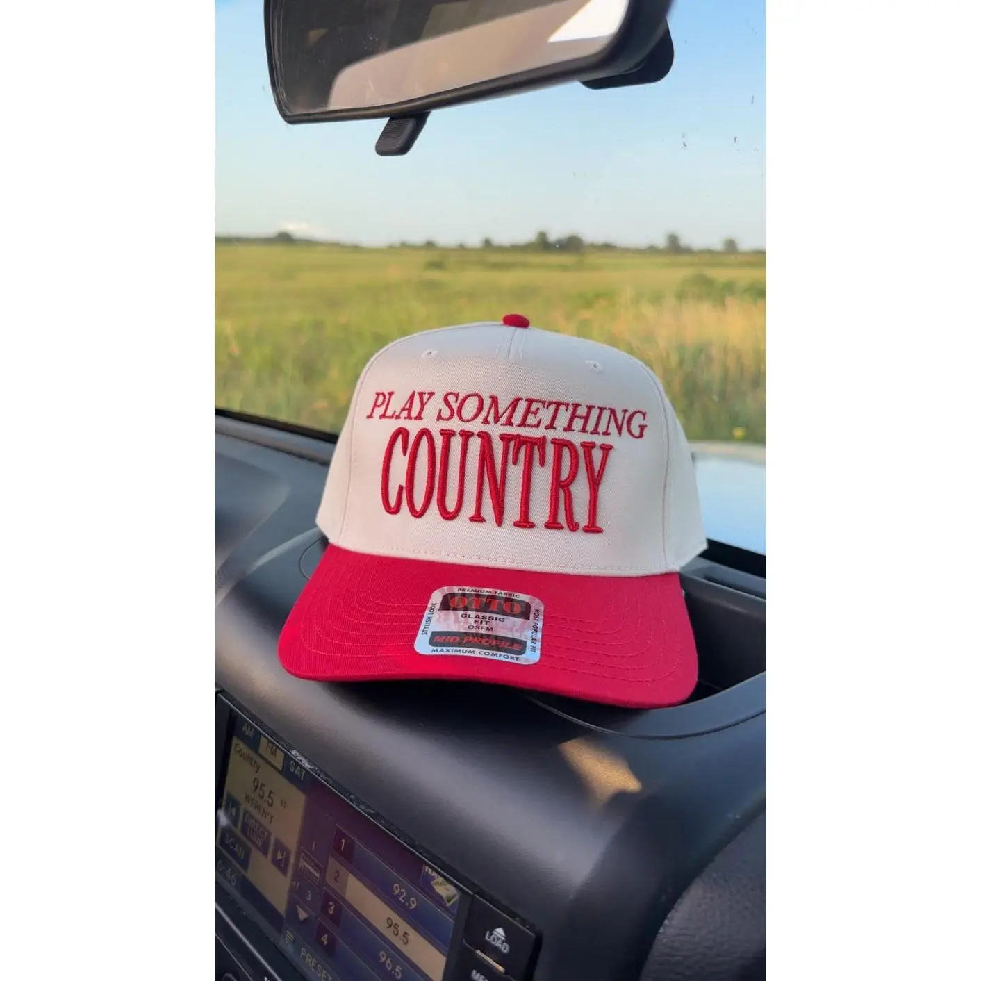 Play Something Country Trucker Hat, Women's Hat, Snapback Hat, Cowboy Trucker Hat, Nashville Style Hat, Embroidered trucker hat