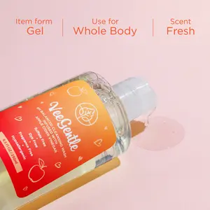 VEEFRESH VeeGentle Sensitive ACV Feminine Wash Comfortable Daily Cleansing for Gentle Cleaning Apple Vinegar Cleanser Soap pH Balanced & Fragrance Free Aroma Scented