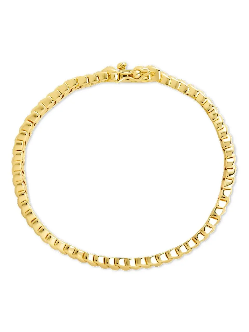 Karis Ribbed Chain Bracelet
