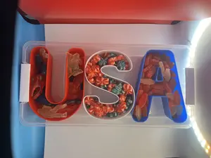 2 Pound Patriotic Gummy Pick & Mix USA Snackle Box