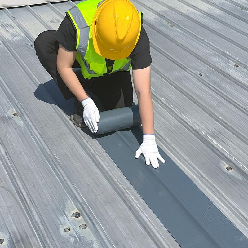 Roof Leak Repair, 3.94in (W) * 11yd (L), High Low Temperature Resistant (-76°F To 230°F), UV & Corrosion Resistant, Quick Leak Repair For Rusty Roofs Wood Structures & Corrugated Tiles