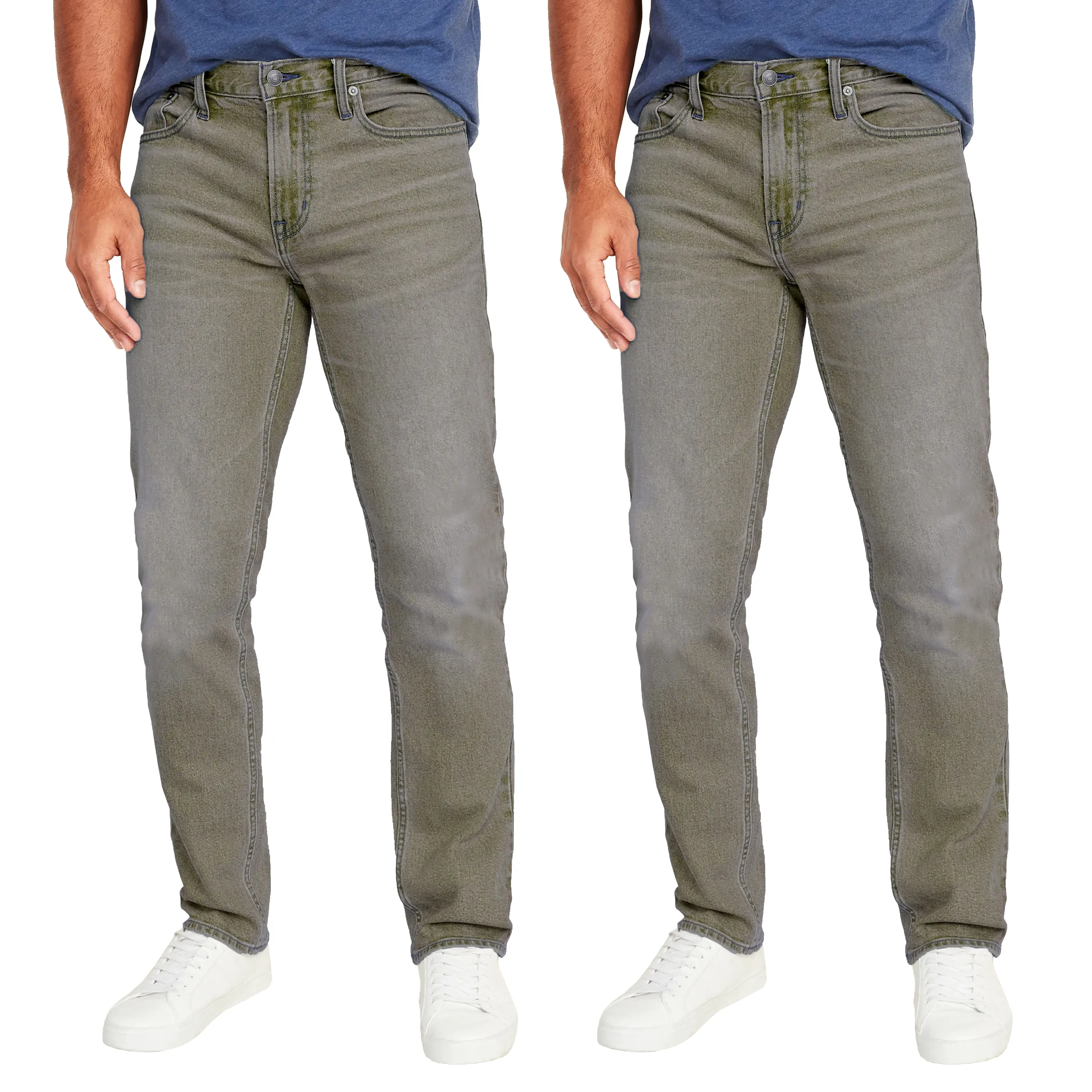 (2 Pack) Grey - Grey