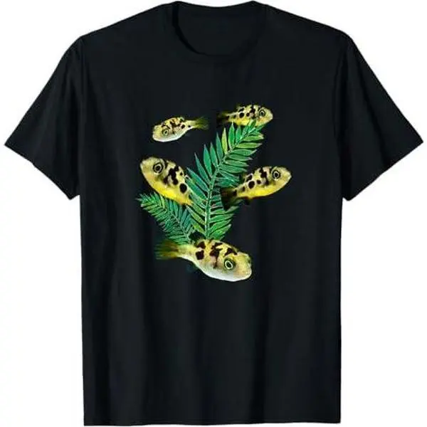 Pea Puffers Aquarium Fish Dwarf Puffer Fish Tank Lovers T-Shirt