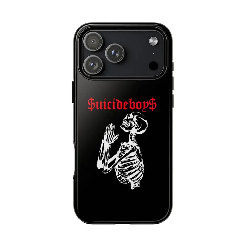 Yoshitomo Nara Inspired Tough iPhone Case – Fighting Bunny, Devil