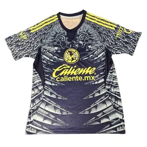 2025–26 Club América Away Kit Fan Edition Short-Sleeve Breathable Quick-Dry Soccer Jersey LIGA MX USA Jersey