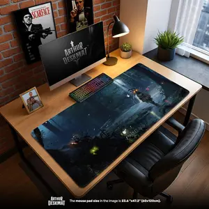 Majora's Mask Mouse Pad – Skull Kid, Legend of Zelda Desk Mat DESKMAT,  Desk Mat, Long Desk Mats, Aesthetic Gaming Mousepad, Christmas Birthday Gift Idea, Anime Game Mats, Gaming Mousepad (NO LED)