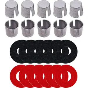 10 Piece Battery Post Terminal Shims, Lead Terminal Shim Caps with 12 Piece Washers For Top Post Battery Post Ends Repair