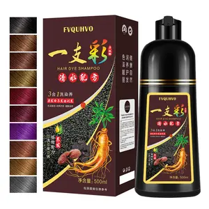 Hair Dye Shampoo Cover Gray Hair for Women Men,20-30 Mins Hair Color Dye, Plant Extracts Long Lasting Mild Formula,Safe Fast Effective Hair Care Product 16.9FlOz