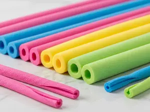 Flexi Rods Set - Bendy Springy Curls Overnight Hair Hack Easy to Use No Heat Needed for Bouncy Beautiful Curls