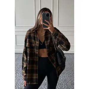 Fireside Mocha Plaid Flannel