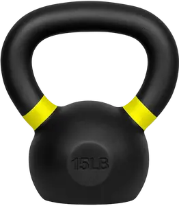 French Fitness Cast Iron Kettlebell 15 lbs (New)