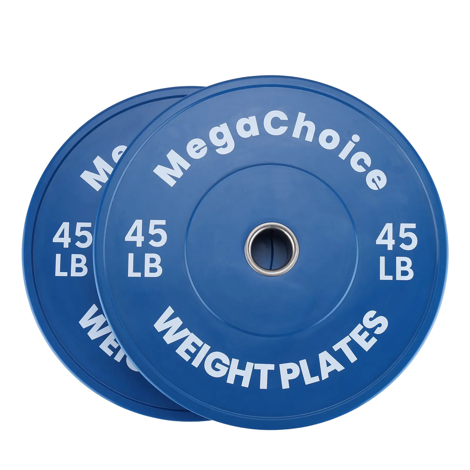 Garvee Heavy-Duty Low-Noise Rubber Bumper Plates Set, Premium Weightlifting Strength Training Equipment for Home Gym & Cross-Training, Available in 45LB to 100LB Pairs