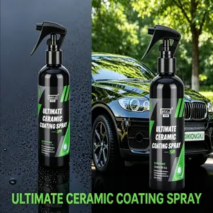 Car Ultimate Ceramic Coating Spray car wax alternative spray High Protection Super Hydrophobic Protect More Shine Car Cleaning Nano Polishing Spray S6 Mini Air Blaster