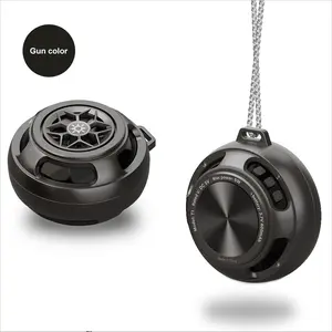 Finger Spinner Bluetooth-compatible Speaker, Dual Function Rotating Gyro Speaker with LED Light, Portable Aluminum Wireless Speaker, High-Quality Sound, Anxiety Relief Gift