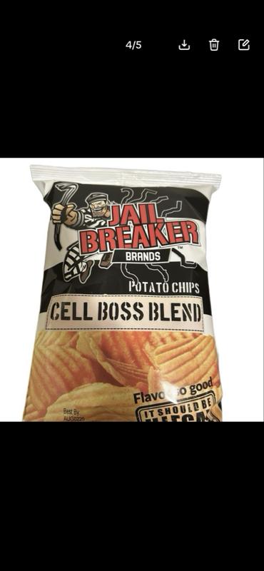 Jail Breaker Brands Cell Boss Blend Potato Chips - Flavor So Good Snack