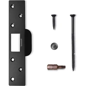 Extra Long 7" Heavy Duty Door Strike Plate - Oversized Security Reinforcement Striker Plate, Repair Damaged Worn Frame Slot Jamb, Fix Latch Sticking with Large Hole