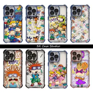 Cartoon Movie R-Rugrats Phone Case For iPhone 17 16 15 14 13 12 Pro Max Plus Anti Fall Birthday And Holiday Gifts Case Cover