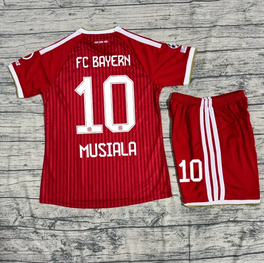 Bayern No. 10 Musiala Home Soccer Jersey – Premium Breathable Football Fan Shirt for Men & Women