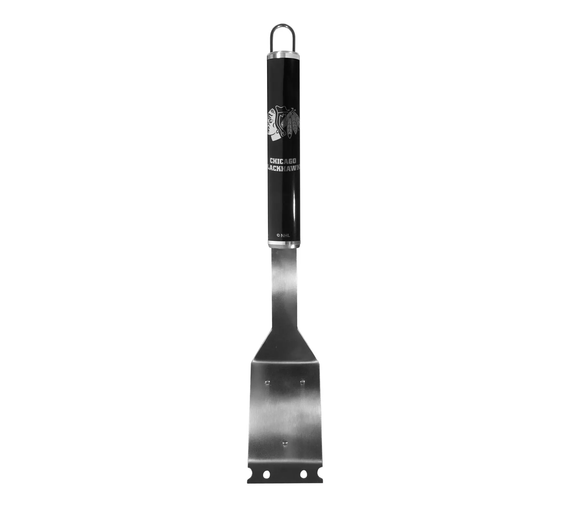 Siskiyou Sports NHL Grill Brush w/Scraper in Black Siskiyou Sports NHL Grill Brush w/Scraper in Black
