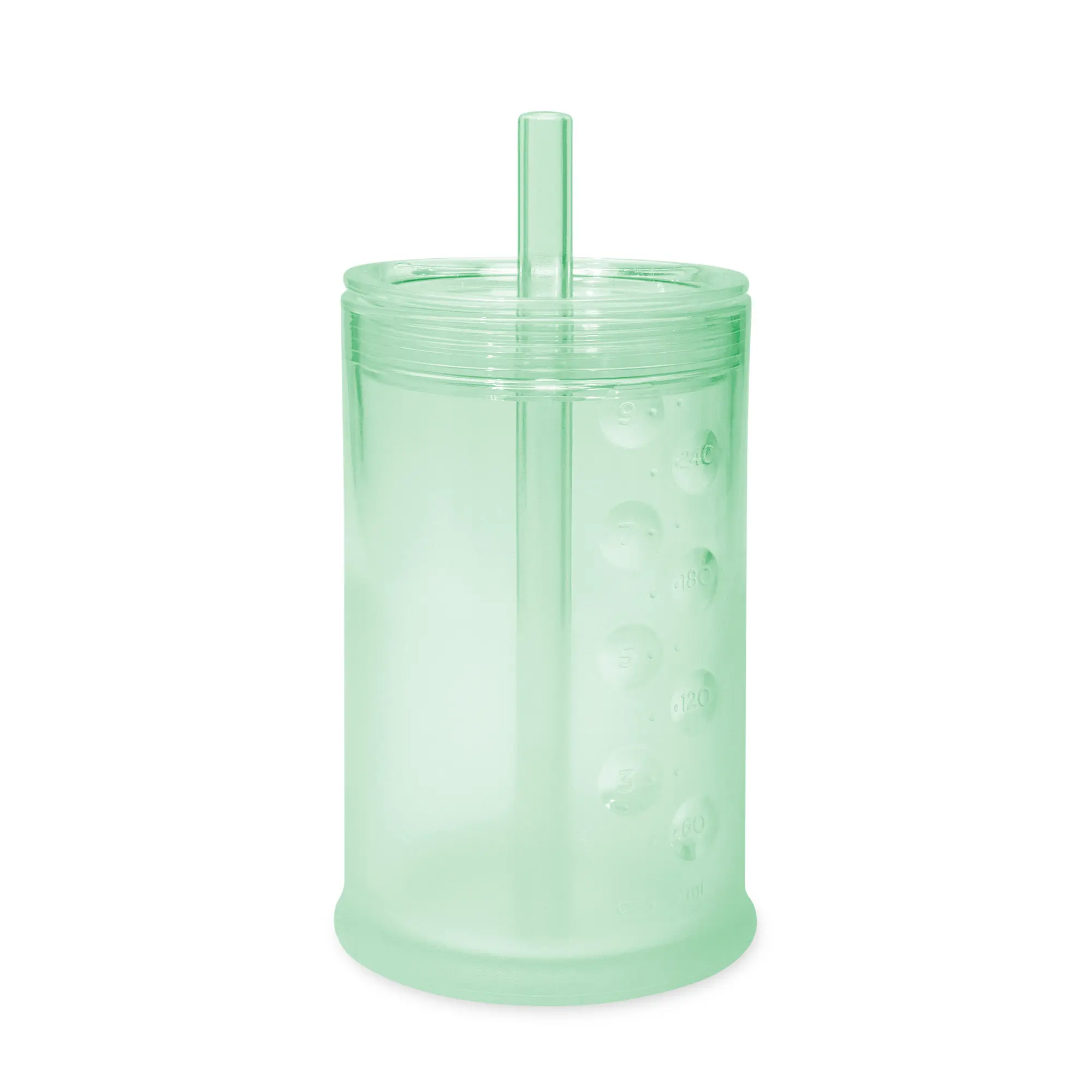 Olababy Clear Sense Silicone Drinking Cup with Straw