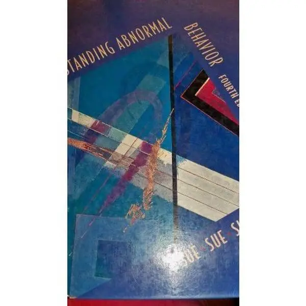 Understanding Abnormal Behavior (Psychology Book) - Used Condition, David Sue et al., Hardcover, 3.5 lbs (Humanities & Social Sciences, Career & Self-Help)