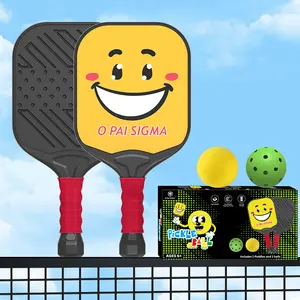 Entry-level kids' anti-fall pickleball racket set - parent-child outdoor sports beach ball racket set