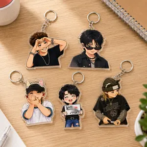 Cute Kpop Chibi Keychain Collection ️, Cute Kpop Stars Acrylic Keychains