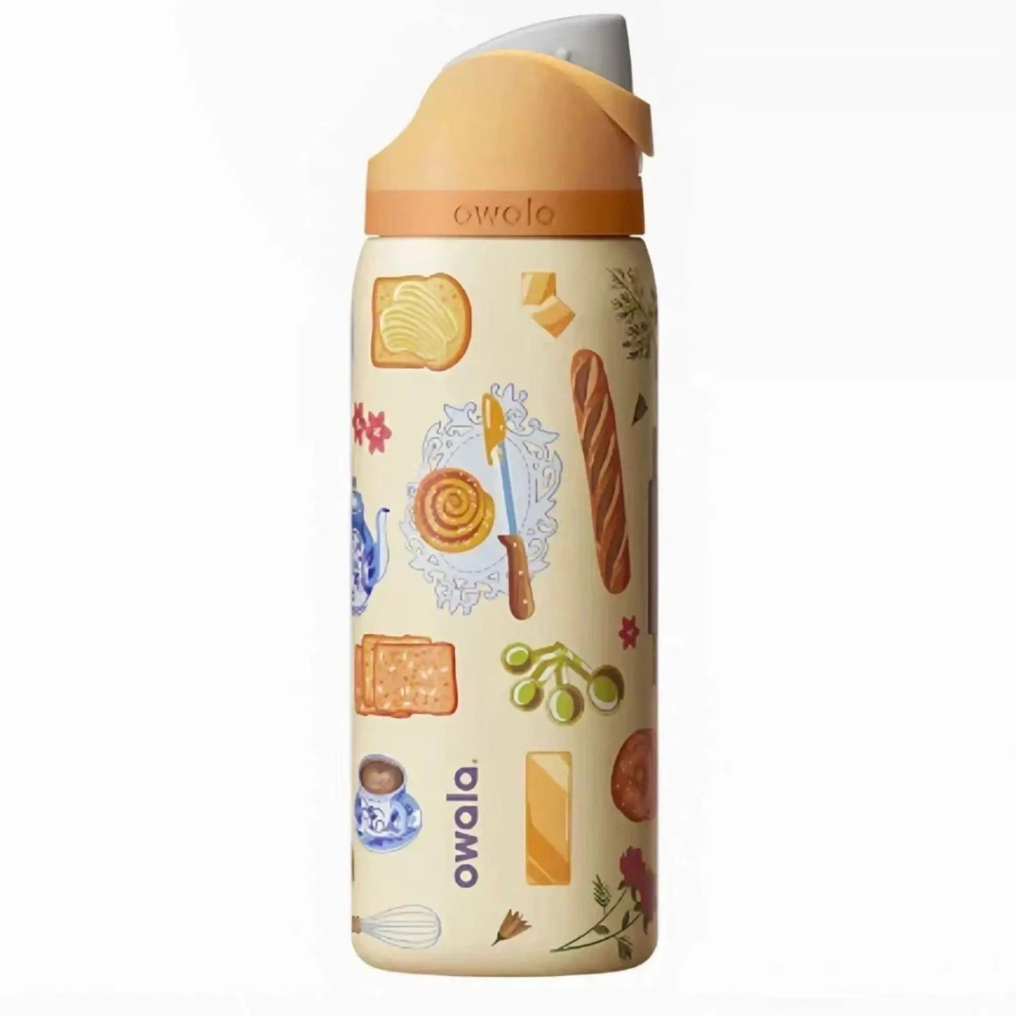 OWALA 32 oz Brunch Bunch Color Drop Freesip Exclusive Water Bottle, Stylish Drinkware