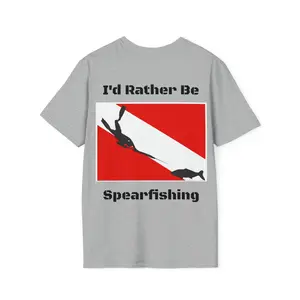 I'd Rather Be Spearfishing  Softstyle T-Shirt