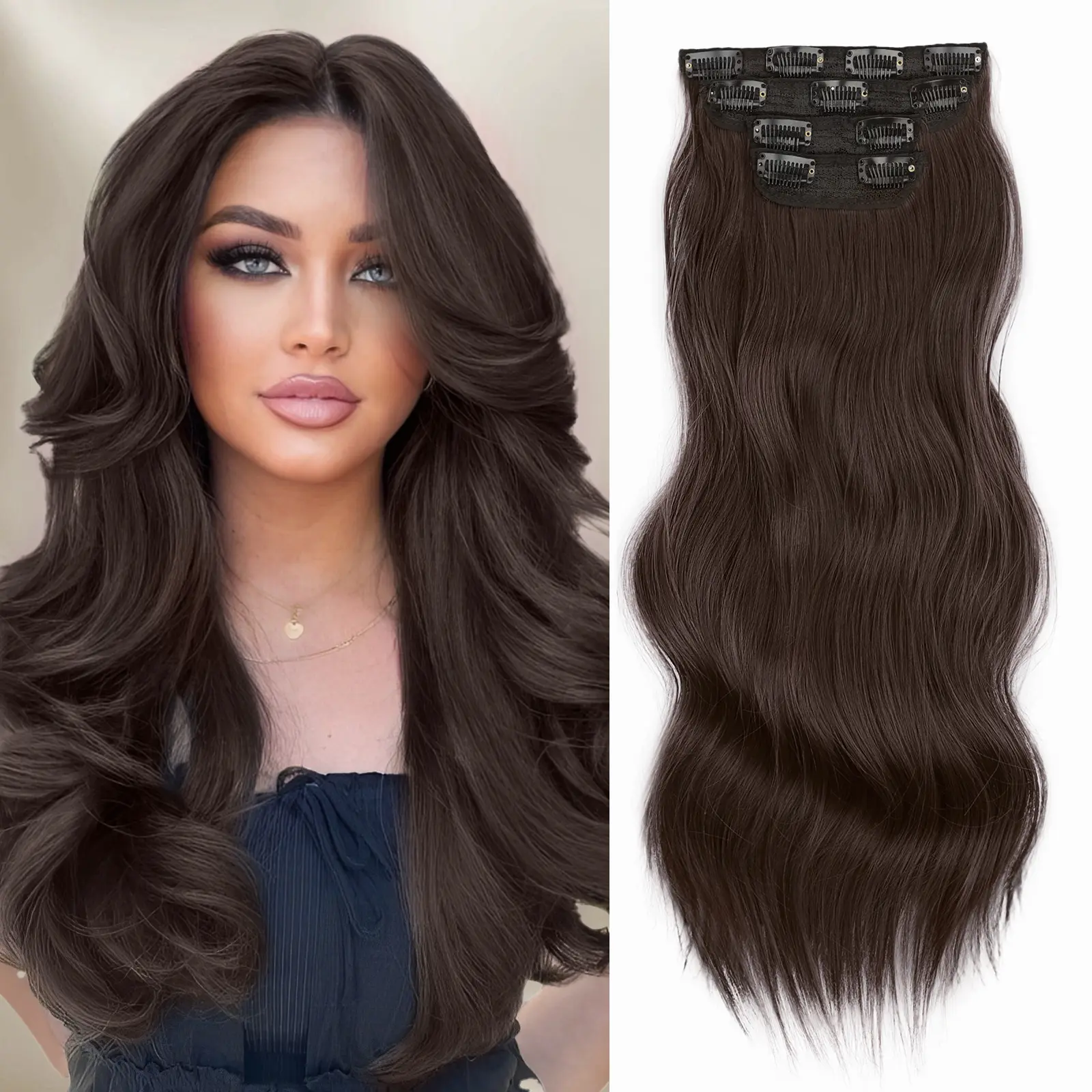 Dark Brown (wavy)