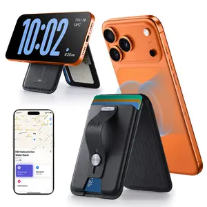 ESR Geo for Magsafe Wallet with Full Find My Functionality,3-5 Card-Holder, RFID Blocking, Magnetic Wallet for iPhone 17/16/15/14/13/12 Series,with Adjustable Stand