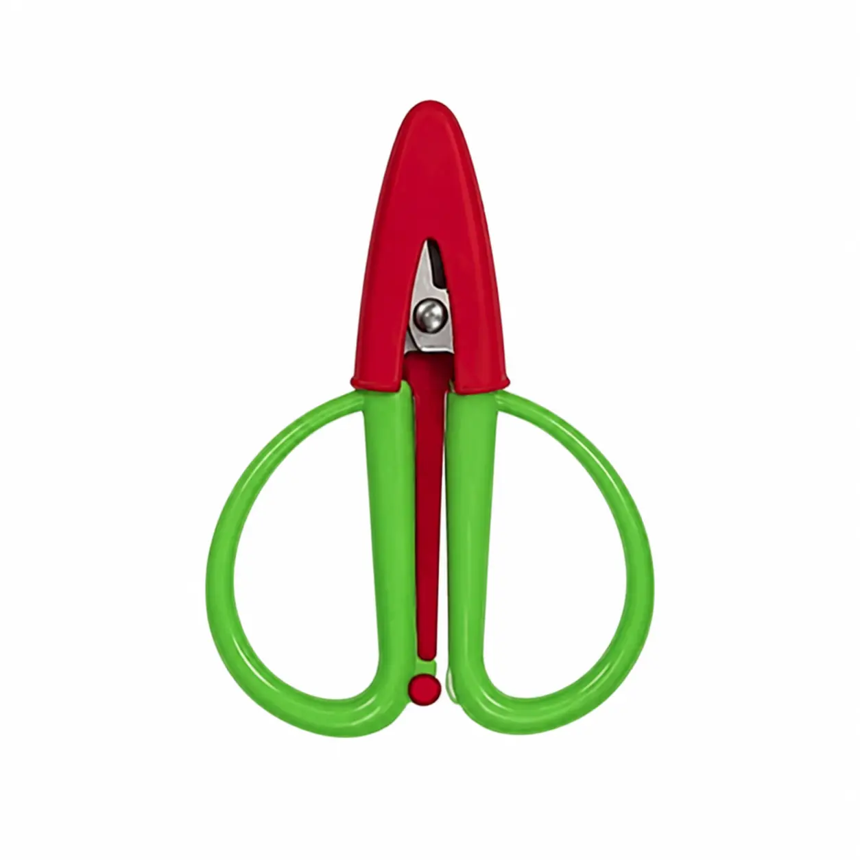 Limited Run Christmas Mini Thread Scissors with Fold-Away Blades, Silicone Sleeve for Thread Trimming
